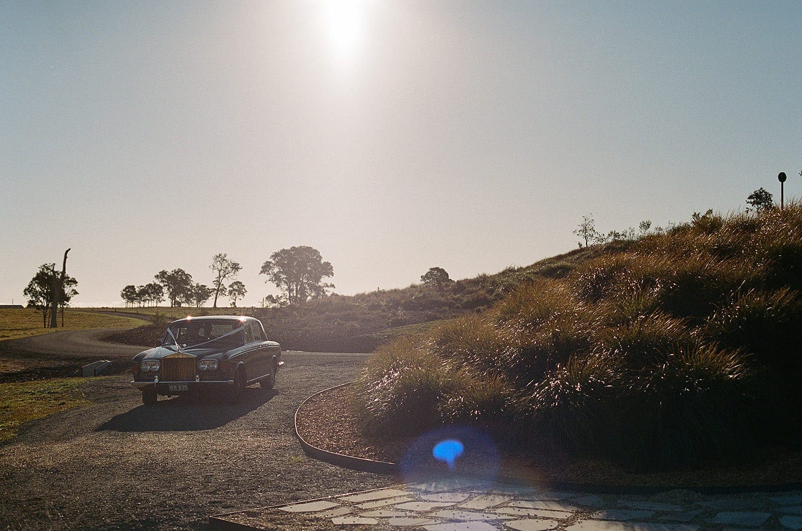 The Rolls, on the drive