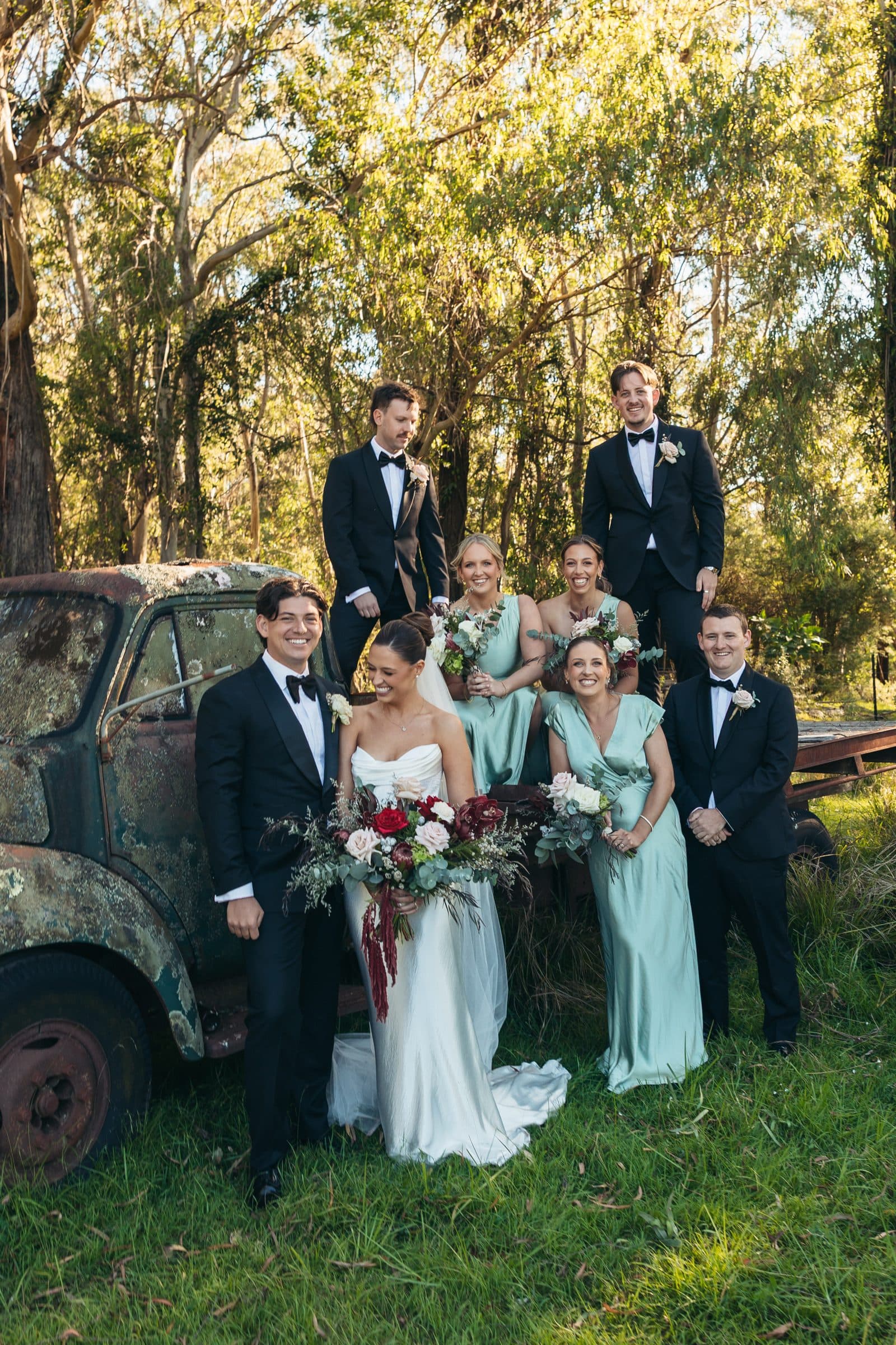 The bridal party