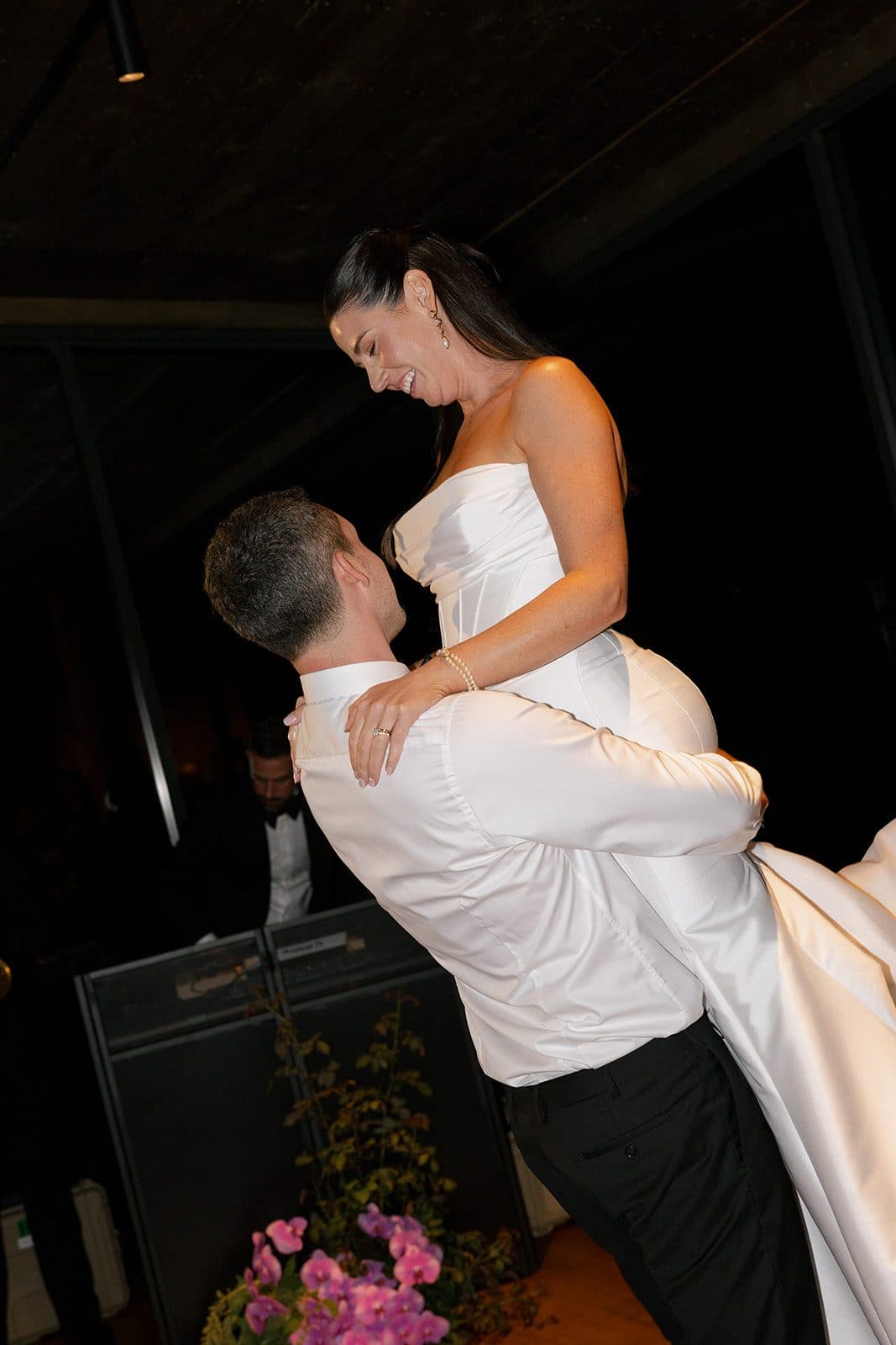 Matt lifting Holly during their first dance