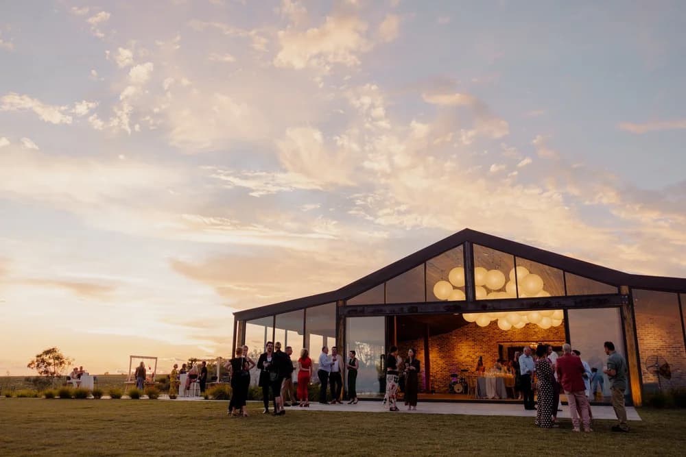 Golden hour at the Pavilion
