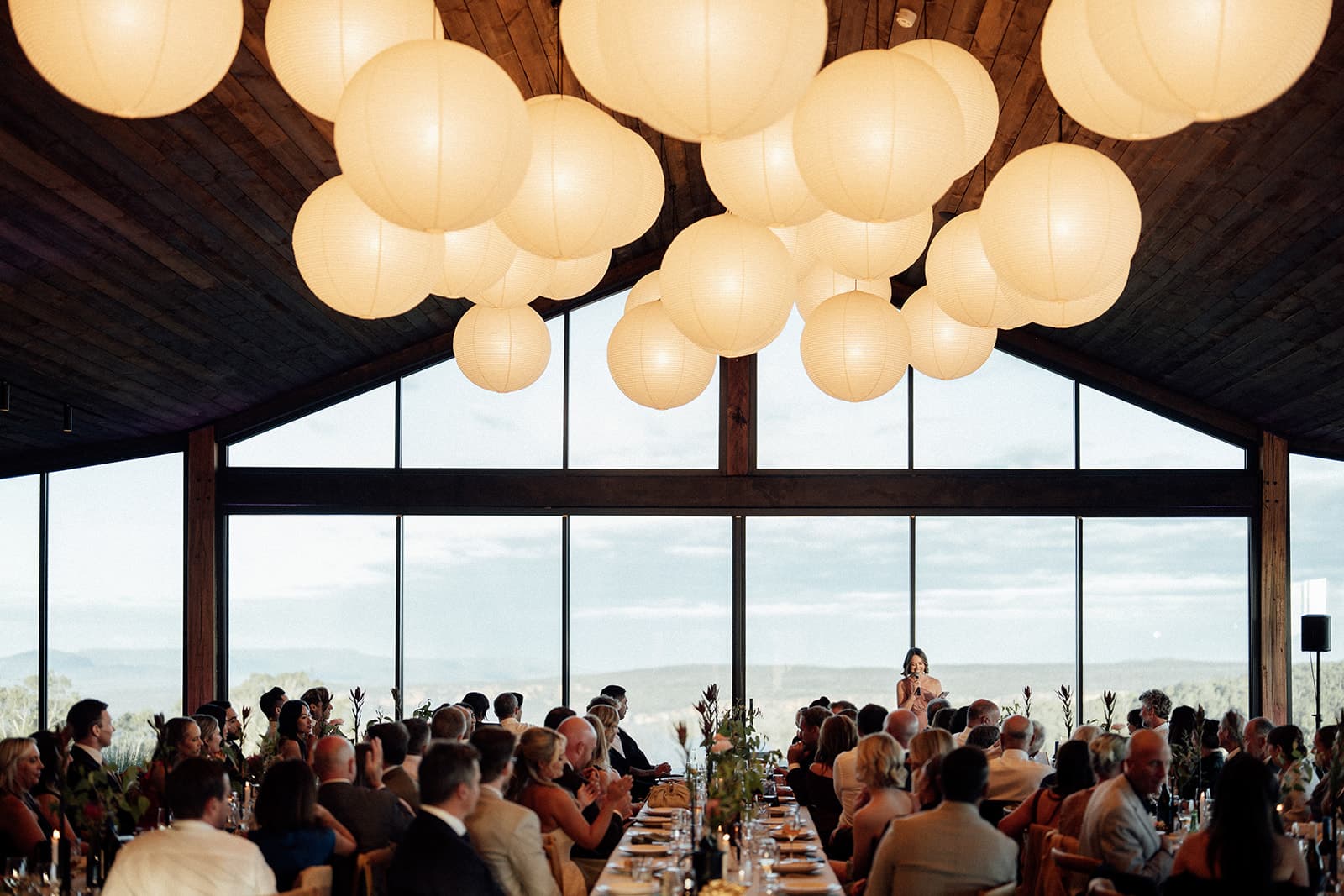 Toasts under the lanterns